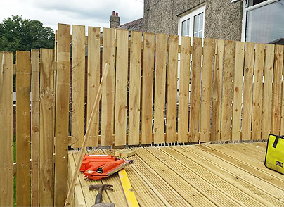 Wooden Fence Company Glasgow